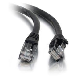 C2G 10ft Cat5e Ethernet Cable - Snagless Unshielded (UTP) - Black - Category 5e for Network Device - RJ-45 Male - RJ-45 Male - 10ft - Black