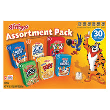 Load image into Gallery viewer, Kelloggs Mini Cereal Assortment Pack, 0.7 Oz, Box Of 30