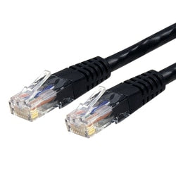 StarTech.com 1ft CAT6 Ethernet Cable - Black Molded Gigabit - 100W PoE UTP 650MHz - Category 6 Patch Cord UL Certified Wiring/TIA - 1ft Black CAT6 Ethernet cable delivers Multi Gigabit 1/2.5/5Gbps & 10Gbps up to 160ft - 650MHz