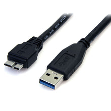 Load image into Gallery viewer, StarTech.com 3 ft Black SuperSpeed USB 3.0 (5Gbps) Cable A to Micro B - Connect a USB 3.2 Gen1 Micro USB External Hard drive to your computer