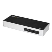 Load image into Gallery viewer, StarTech.com Dual Monitor USB 3.0 Docking Station - Mac &amp; Windows - HDMI &amp; DVI + DVI to VGA Adapter - Port Replicator with 6x USB 3.0 Ports - Expand your laptop connectivity by adding two displays with HDMI and DVI or HDMI and VGA plus six USB ports