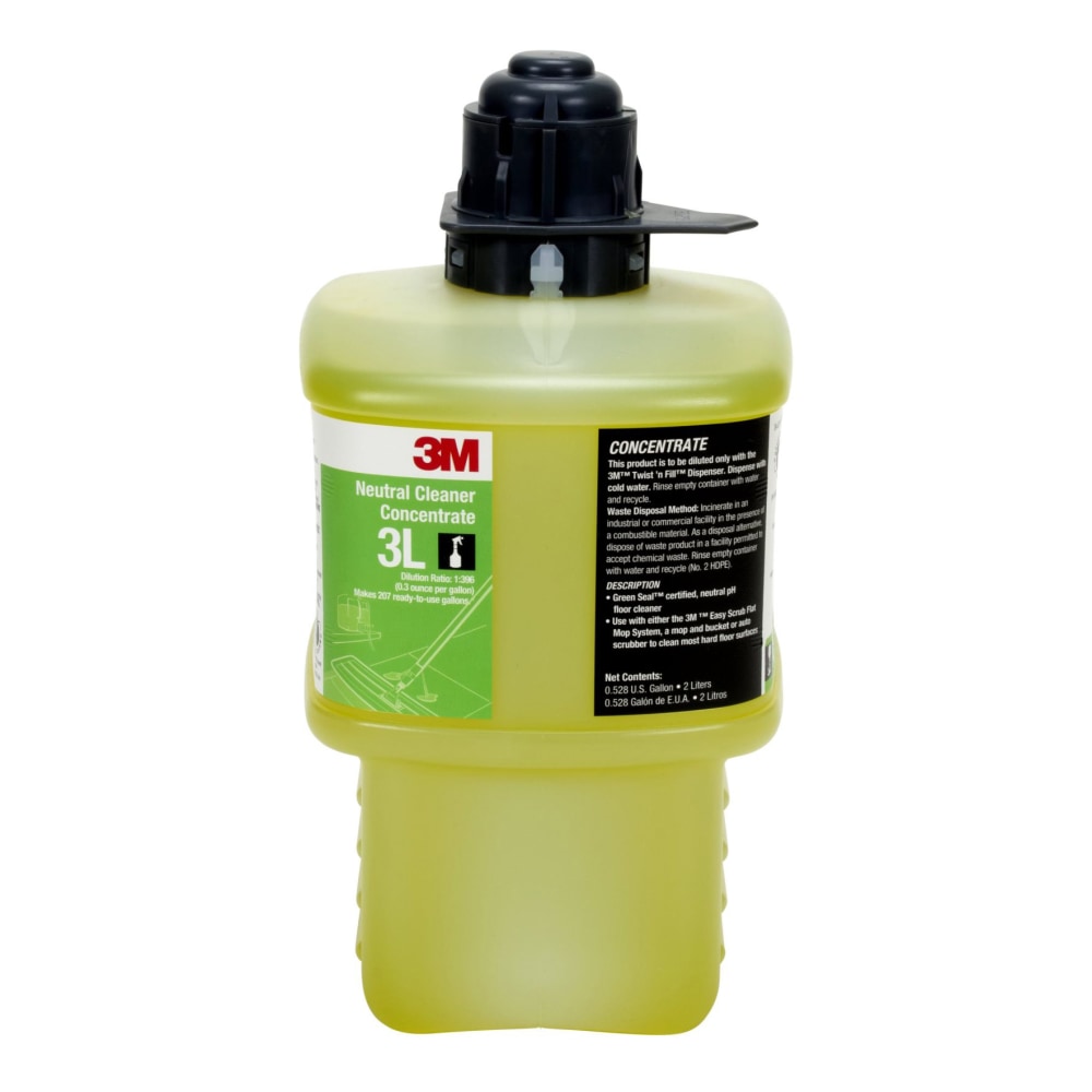 3M 3L Neutral Floor Cleaner Concentrate, 67.6 Oz Bottle