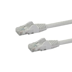 StarTech.com 3ft CAT6 Ethernet Cable - White Snagless Gigabit CAT 6 Wire