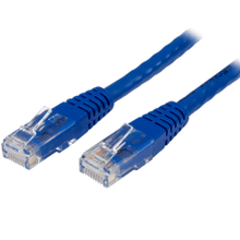 Load image into Gallery viewer, StarTech.com 4ft CAT6 Ethernet Cable - Blue Molded Gigabit CAT 6 Wire - 100W PoE RJ45 UTP 650MHz - Category 6 Network Patch Cord UL/TIA - 4ft Blue CAT6 up to 160ft - 650MHz - 100W PoE