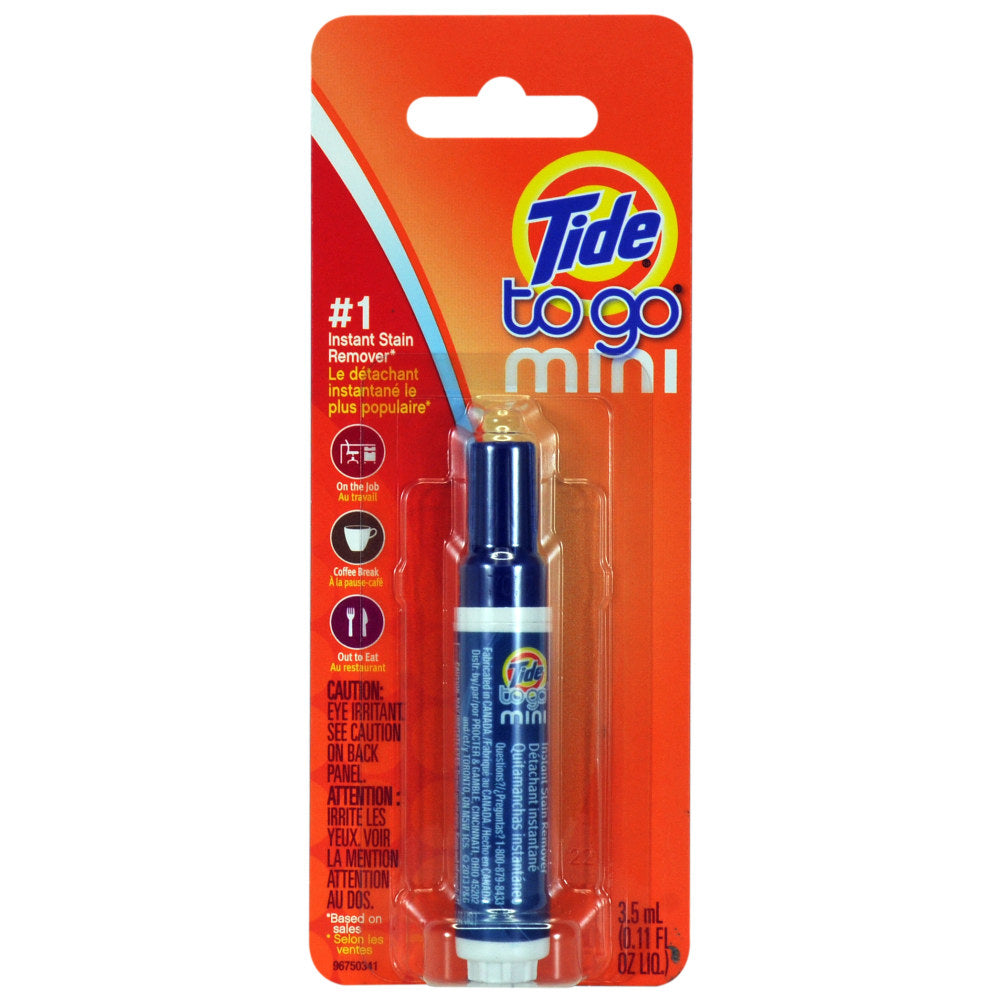 Tide To Go Mini Pens, 3.5 mL, Blue, Case Of 12 Pens