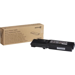 Xerox 6600 Black High Yield Toner Cartridge, 106R02228