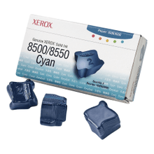 Load image into Gallery viewer, Xerox 8500 Phaser Cyan Solid Ink, Pack Of 3, 108R00669