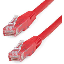 Load image into Gallery viewer, StarTech.com 15ft CAT6 Ethernet Cable - Red Molded Gigabit CAT 6 Wire - 100W PoE RJ45 UTP 650MHz - Category 6 Network Patch Cord UL/TIA - 15ft Red CAT6 up to 160ft - 650MHz - 100W PoE - 15 foot UL ETL verified