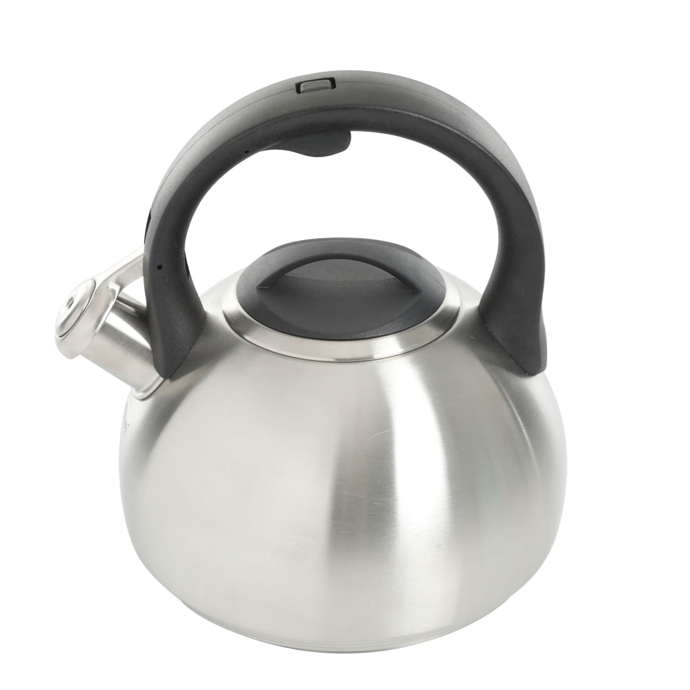 Kenmore Halsted Stainless-Steel Tea Kettle, 2.1 Qt, Silver