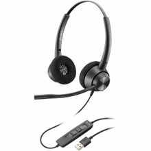 Load image into Gallery viewer, Poly EncorePro 310 Headset - Microsoft Teams Certification - Stereo - USB Type A - Wired - 32 Ohm - 50 Hz - 8 kHz - On-ear - Binaural - Ear-cup - Noise Cancelling, Uni-directional Microphone - Noise Canceling