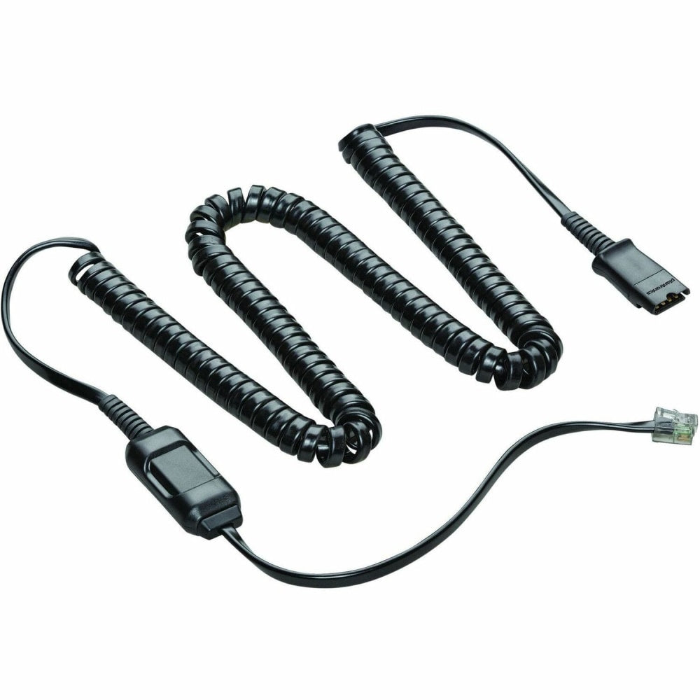 Poly HIC Adapter Cable - Headset cable - Quick Disconnect male - for Avaya 24XX, 44XX, 46XX, 54XX, 56XX, 64XX, MERLIN MAGIX 4424