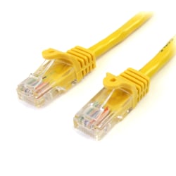 StarTech.com Cat5e UTP Snagless Patch Cable, 6ft, Yellow