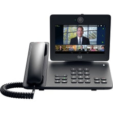 Load image into Gallery viewer, Cisco DX650 IP Phone - Corded/Cordless - Corded/Cordless - Wi-Fi, Bluetooth - Desktop - Smoke - 1 x Total Line - VoIP - 7in LCD - IEEE 802.11a/b/g/n - Unified Communications Manager - 2 x Network (RJ-45) - PoE Ports