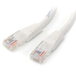 StarTech.com Molded Cat5e UTP Patch Cable, 25ft, White