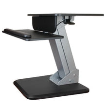 Load image into Gallery viewer, StarTech.com Sit-to-Stand Workstation, 6 5/16inH x 26 13/16inW x 33 3/4inD, Black/Silver