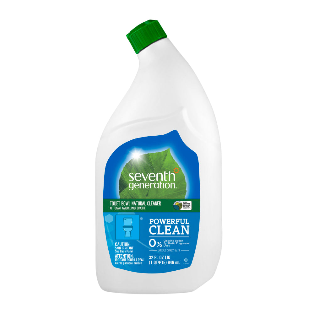 Seventh Generation Natural Toilet Bowl Cleaner, Emerald Cypress/Fir Scent, 32 Oz Bottle