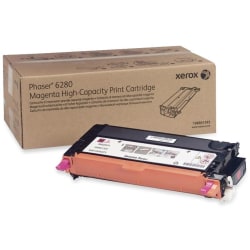 Xerox 6280 Magenta High Yield Toner Cartridge, 106R01393