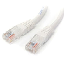 Load image into Gallery viewer, StarTech.com 10 ft White Molded Cat5e UTP Patch Cable  - 10ft Cat5e Patch Cable - 10ft Cat 5e Patch Cable - 10ft Cat5e Patch Cord - 10ft Molded Patch Cable - 10ft RJ45 Patch Cable