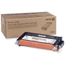 Load image into Gallery viewer, Xerox 6280 Cyan High Yield Toner Cartridge, 106R01392