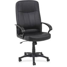 Load image into Gallery viewer, Lorell Chadwick Executive Ergonomic Bonded Leather High-Back Chair, Black