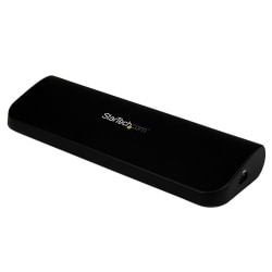 StarTech.com USB 3.0 Docking Station - Compatible with Windows / macOS - Supports Dual Displays - HDMI and DVI - DVI to VGA Adapter Included - USB3SDOCKHD - Dual Monitor Docking Station - HDMI and DVI-D or HDMI and VGA Monitor Connections