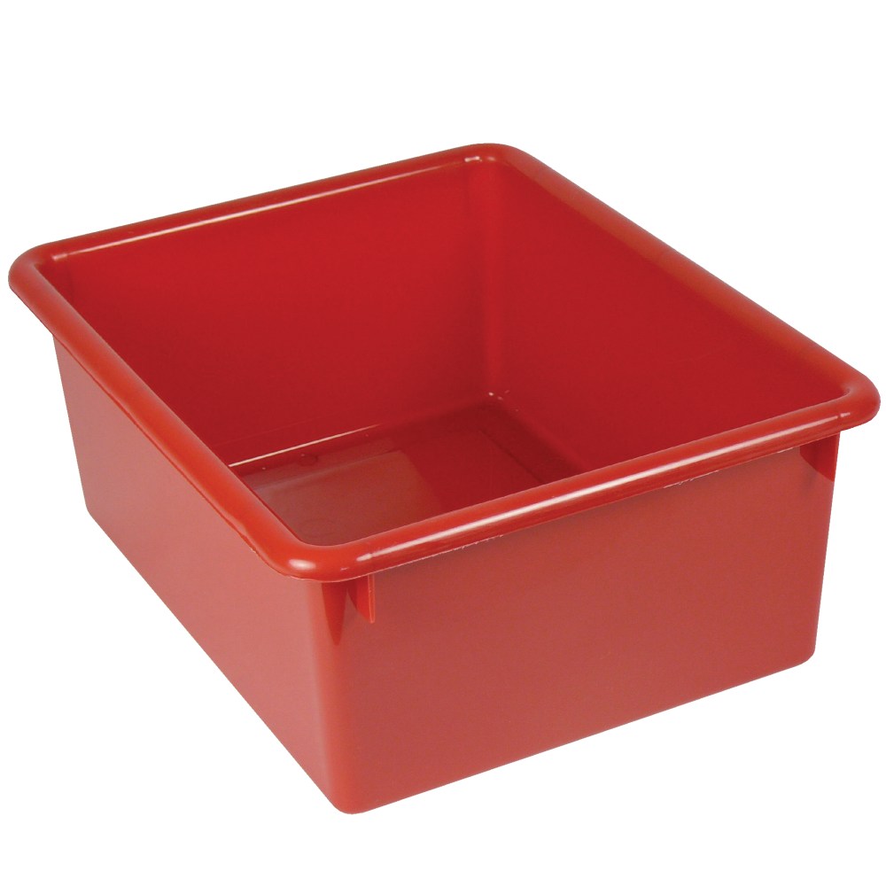 Romanoff Stowaway Letter Box No Lid, Small Size, Red, Pack Of 4