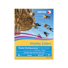 Load image into Gallery viewer, Xerox Vitality Colors Color Multi-Use Printer &amp; Copy Paper, Goldenrod, Letter (8.5in x 11in), 500 Sheets Per Ream, 20 Lb, 30% Recycled