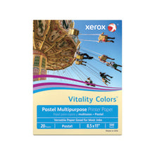 Load image into Gallery viewer, Xerox Vitality Colors Color Multi-Use Printer &amp; Copy Paper, Ivory, Letter (8.5in x 11in), 500 Sheets Per Ream, 20 Lb, 30% Recycled