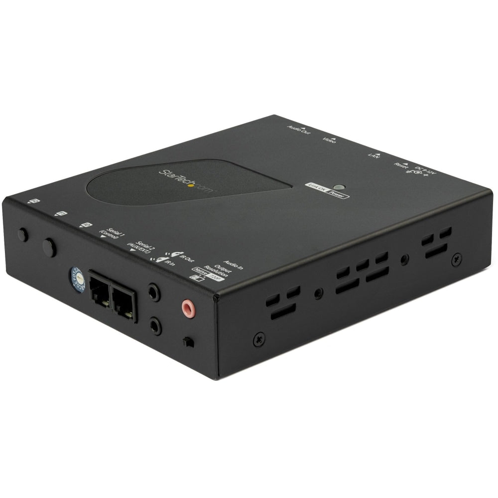 StarTech.com HDMI Over Ethernet Receiver for ST12MHDLAN2K - Extends HDMI signal and RS232 control to one or multiple displays - Video resolutions up to 1080p - Mobile App - Shelf-mounting hardware included - Uses Cat5e or Cat6 cabling