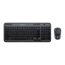 Load image into Gallery viewer, Logitech MK360 Wireless Straight Full-Size Keyboard &amp; Ambidextrous Optical Mouse, Black