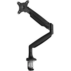 StarTech.com Desk Mount Monitor Arm - Full Motion Articulating - Monitors 12in to 34in Adjustable VESA Single Monitor Arm - Desk & Grommet Clamp -Black (ARMPIVOTHDB)