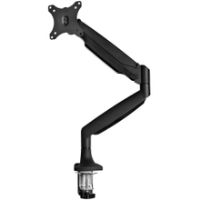 Load image into Gallery viewer, StarTech.com Desk Mount Monitor Arm - Full Motion Articulating - Monitors 12in to 34in Adjustable VESA Single Monitor Arm - Desk &amp; Grommet Clamp -Black (ARMPIVOTHDB)