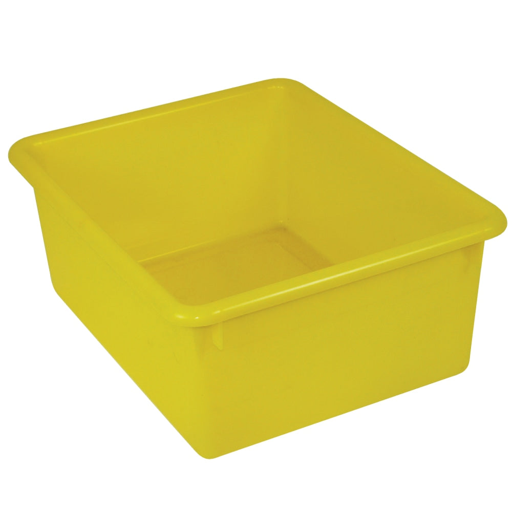 Romanoff Stowaway Letter Box No Lid, Small Size, Yellow, Pack Of 4