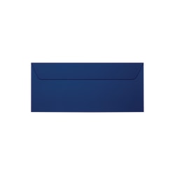 LUX #10 Envelopes, Full-Face Window, Gummed Seal, Navy, Pack Of 500