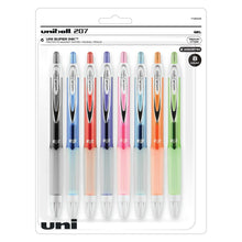 Load image into Gallery viewer, uni-ball 207 Retractable Fraud Prevention Gel Pens, Medium Point, 0.7 mm, Assorted Barrels, Assorted Ink Colors, Pack Of 8