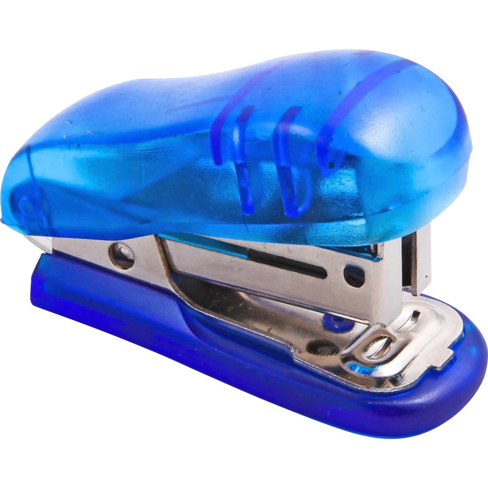 Baumgartens Translucent Plastic Mini Staplers - Mini - Assorted