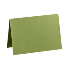 Load image into Gallery viewer, LUX Folded Cards, A9, 5 1/2in x 8 1/2in, Avocado Green, Pack Of 1,000