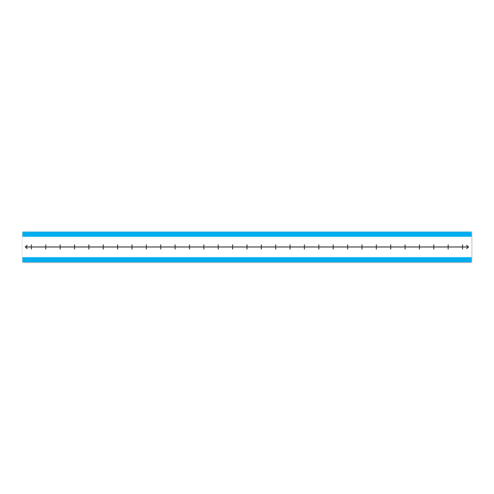 Carson-Dellosa Blank Student Number Lines, 1 1/2ft" x 22ft", Multicolor, Grades K - 3, Pack Of 30