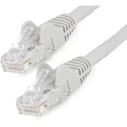 StarTech.com 20ft (6m) CAT6 Ethernet Cable, LSZH (Low Smoke Zero Halogen) 10 GbE Snagless 100W PoE UTP RJ45 Gray Network Patch Cord, ETL - 20ft/6.1m Gray LSZH CAT6 Ethernet Cable