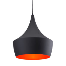 Load image into Gallery viewer, Zuo Modern Copper Ceiling Lamp, 15-7/10W&quot;, Black And Copper Shade/Matte Black