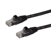 Load image into Gallery viewer, StarTech.com 100ft CAT6 Ethernet Cable - Black Snagless Gigabit CAT 6 Wire - 100ft Black CAT6 up to 160ft - 650MHz Snagless UTP RJ45 patch/network cord