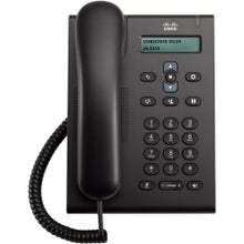 Load image into Gallery viewer, Cisco 3905 IP Phone - Corded - Wall Mountable, Desktop - Charcoal - 1 x Total Line - VoIP - 2 x Network (RJ-45) - PoE Ports