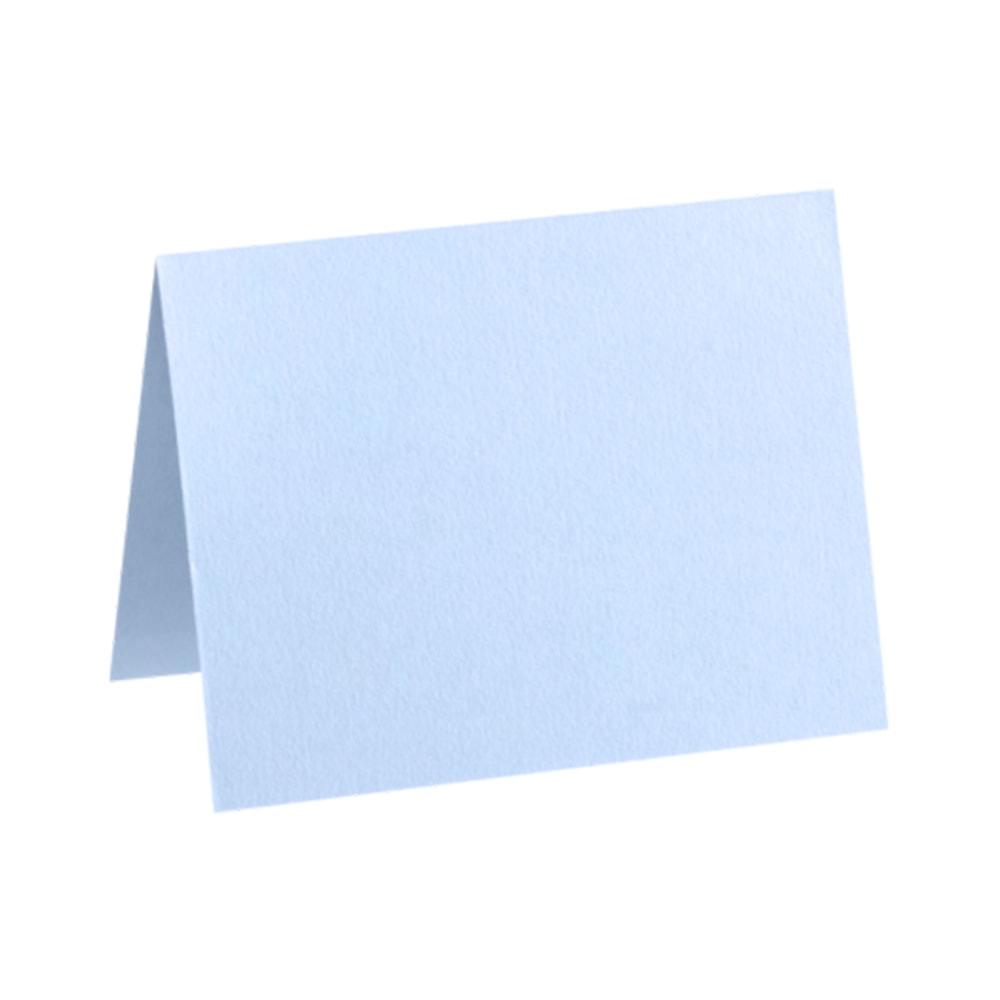 LUX Folded Cards, A9, 5 1/2in x 8 1/2in, Baby Blue, Pack Of 1,000