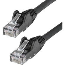 Load image into Gallery viewer, StarTech.com 30ft Black Cat6 Patch Cable with Snagless RJ45 Connectors - Long Ethernet Cable - 30 ft Cat 6 UTP Cable - First End: 1 x RJ-45 Male Network - Second End: 1 x RJ-45 Male Network - Patch Cable - Gold Plated Connector - 24 AWG - Black