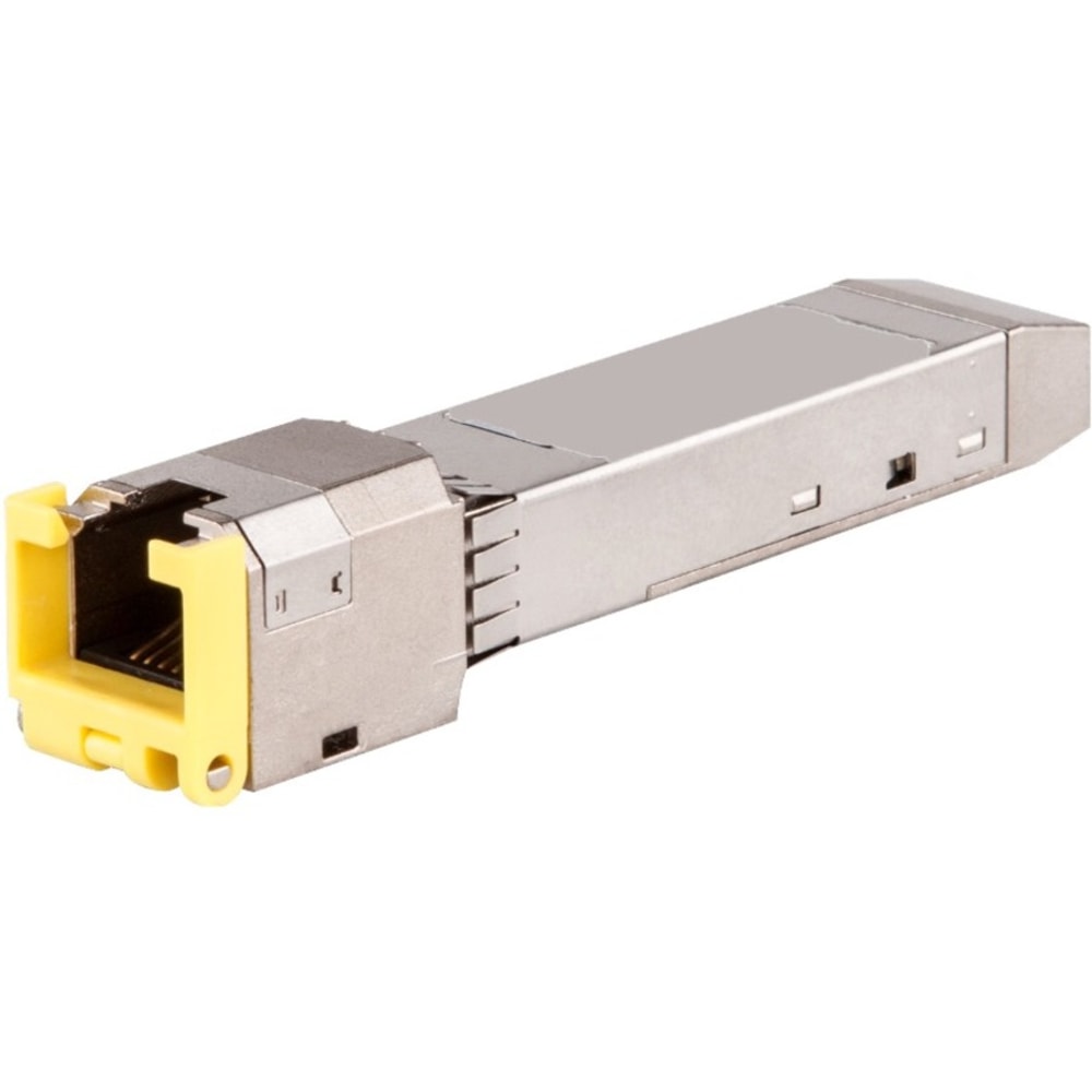 Aruba 10GBASE-T SFP+ RJ45 30m Cat6A Transceiver - For Data Networking - 1 x RJ-45 10GBase-T LAN - Twisted Pair10 Gigabit Ethernet - 10GBase-T