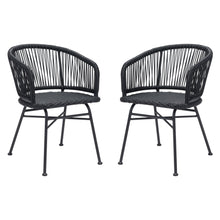 Load image into Gallery viewer, Zuo Modern Zaragoza Dining Chairs, Black, Set Of 2 Chairs