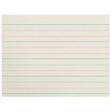 Load image into Gallery viewer, Zaner-Bloser Newsprint Handwriting Paper, Dotted Midline, 8in x 10-1/2in, 500 Sheets Per Pack, Case Of 3 Packs