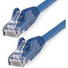 Load image into Gallery viewer, StarTech.com 10ft (3m) CAT6 Ethernet Cable, LSZH (Low Smoke Zero Halogen) 10 GbE Snagless 100W PoE UTP RJ45 Blue Network Patch Cord, ETL - 10ft/3m Blue LSZH CAT6 Ethernet Cable