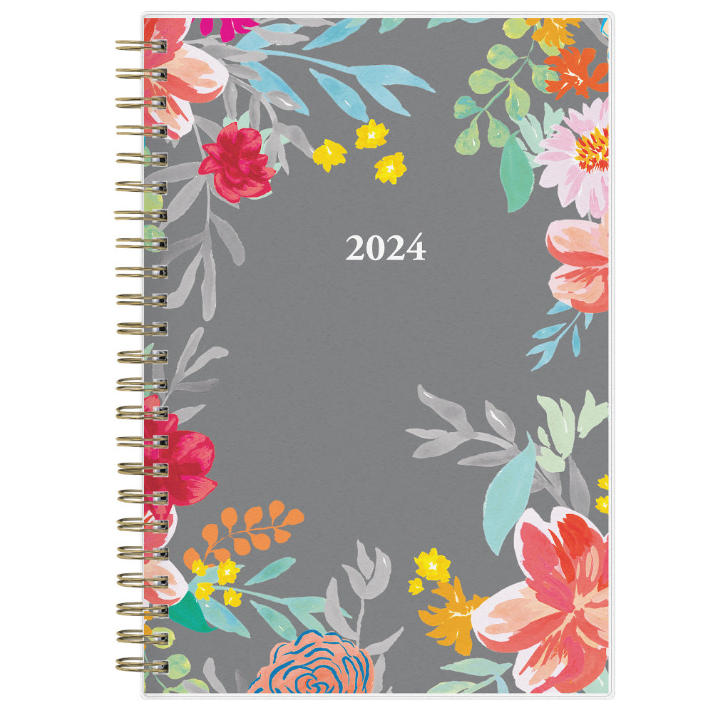 2024 Blue Sky Sophie Frosted Weekly/Monthly Planning Calendar, 5in x 8in, Multicolor, January to December 2024, 140088