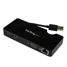 Load image into Gallery viewer, StarTech.com Travel Docking Station for Laptops - HDMI or VGA - USB 3.0 - Portable Universal Laptop Mini Dock